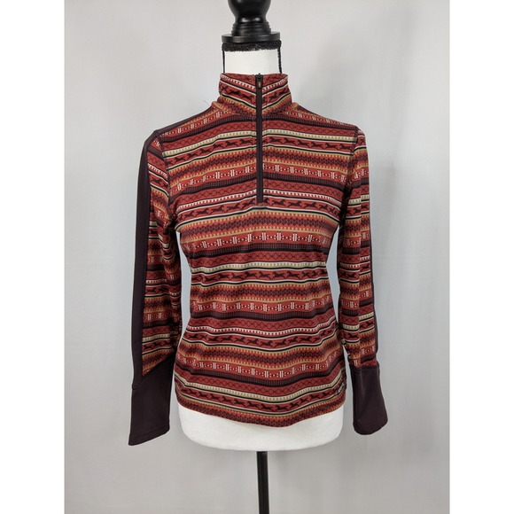 Kerrits Equestrian 1/4 Zip Pullover Horse Riding Performance Top Preppy A076 - Picture 1 of 9